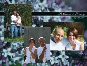 Beautiful, customized collages designed by a degreed Graphic Artist.