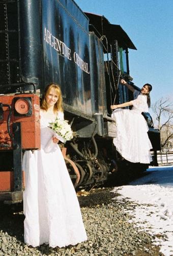 Classic and digital wedding albums