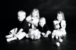 Grand kids laughing and playing